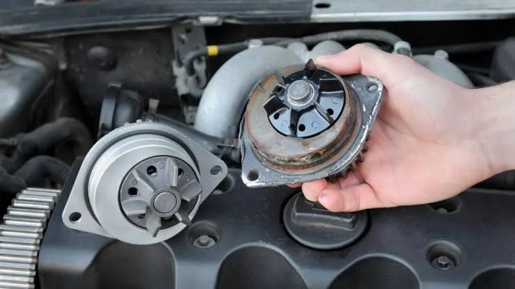 Faulty water pump Faulty water pump