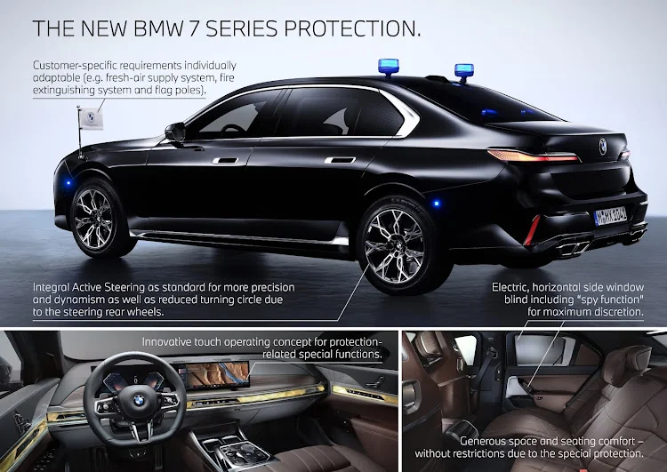 BMW Unveils New Armored i7 and V8 7 Series for High-Profile Individuals BMW Unveils New Armored i7 and V8 7 Series for High-Profile Individuals