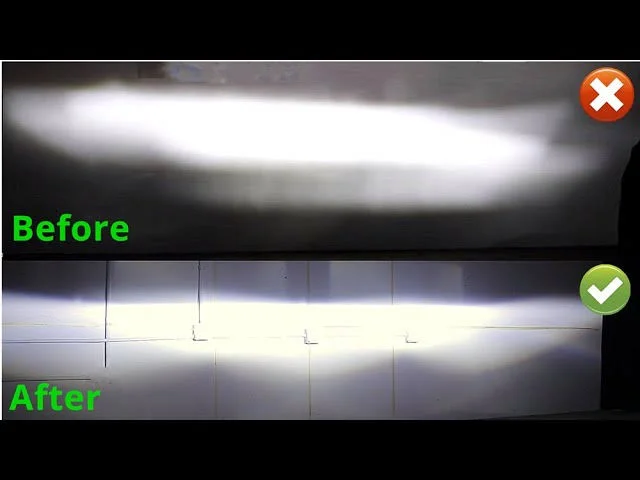 Misaligned headlights Misaligned headlights