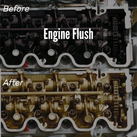 What is an engine flush?