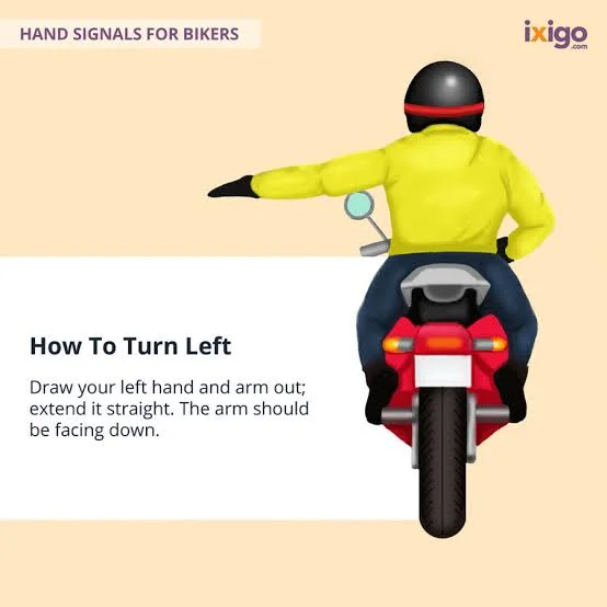 Mastering Motorcycle Hand Signals for Effective Communication on the Road: Left Turn Mastering Motorcycle Hand Signals for Effective Communication on the Road: Left Turn