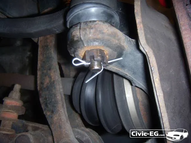 Cotter Pin or split pin installation