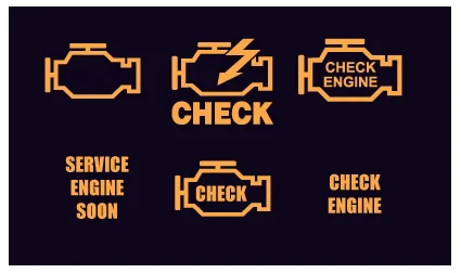 The Meaning of Major Dashboard Light: Check Engine Light