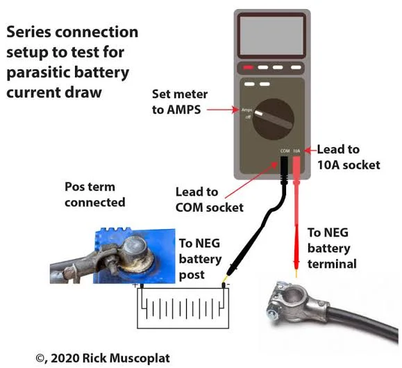 How do you find out what is drawing on the battery?