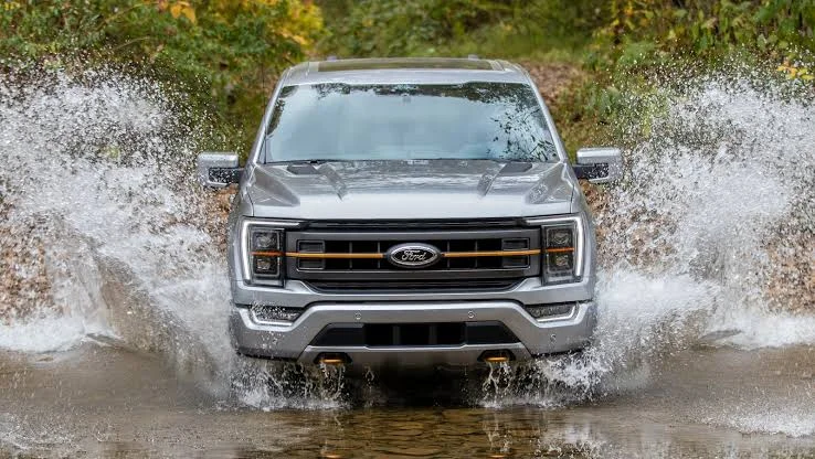 Examples of Tested Vehicles Driving in Water