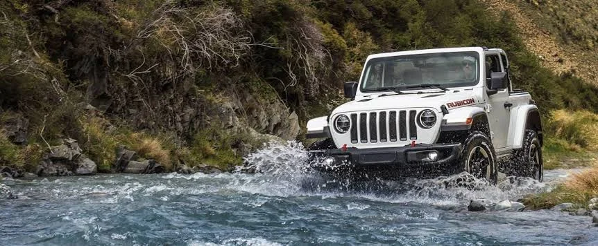 Examples of Tested Vehicles Driving in Water