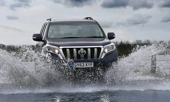 Examples of Tested Vehicles Driving in Water
