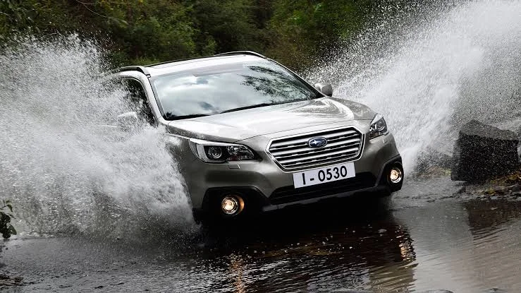 Examples of Tested Vehicles Driving in Water