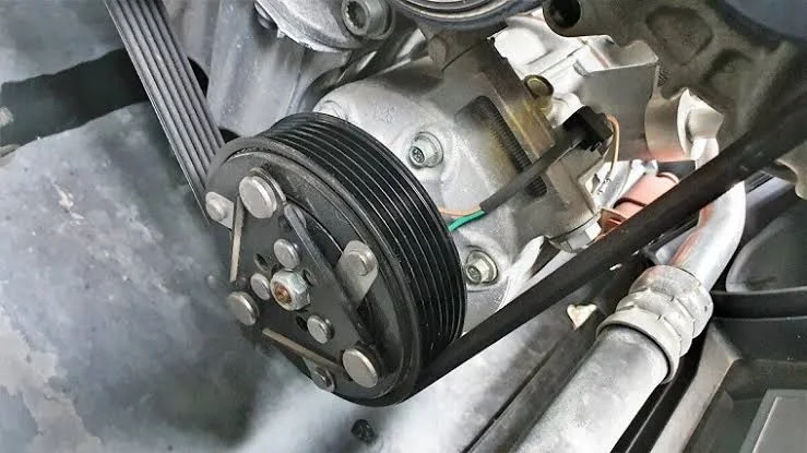 Damaged/Clogged Compressor Clutch Damaged/Clogged Compressor Clutch