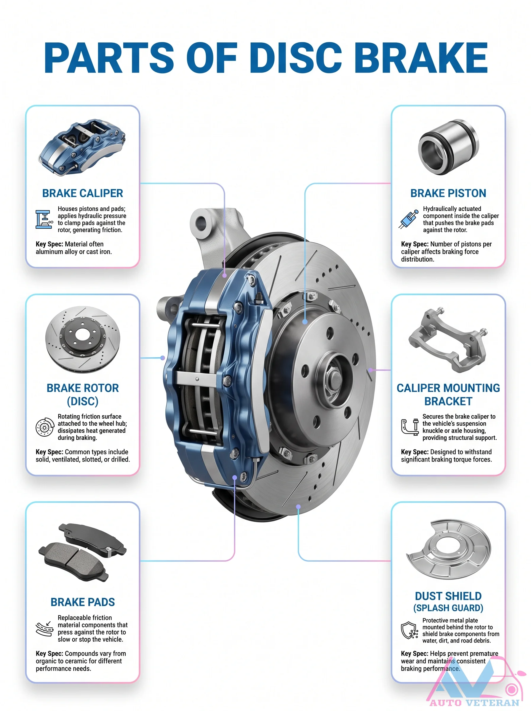 Disc Brake System Components