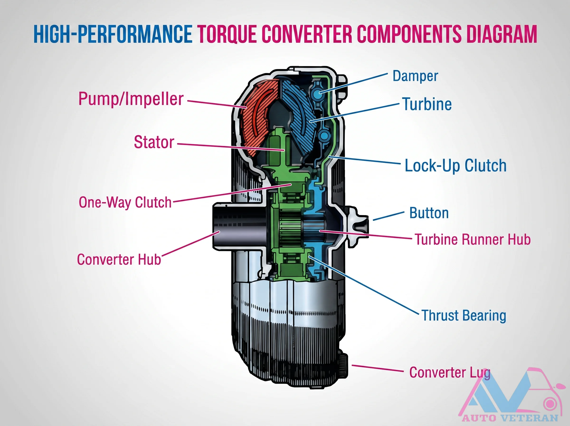 Torque Converter Components Diagram