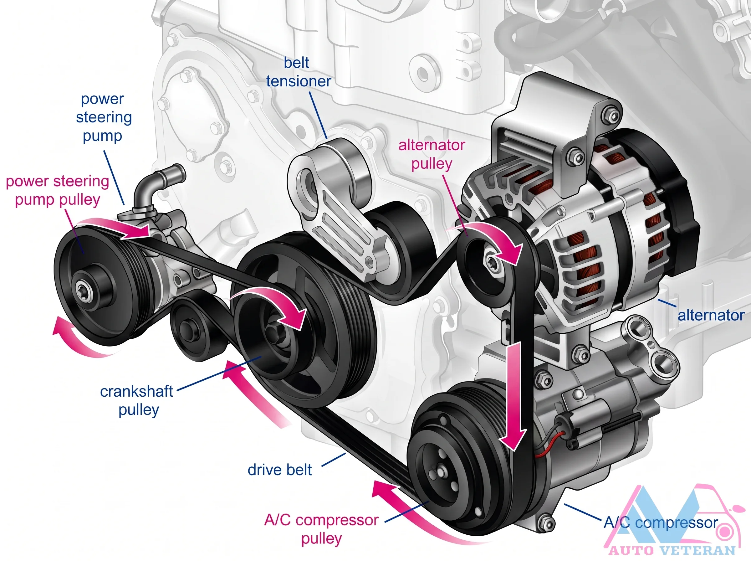 Serpentine Belt Routing Diagram