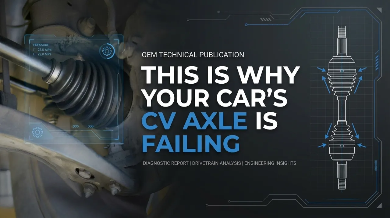 This Is Why Your Car’s CV Axle Is Failing