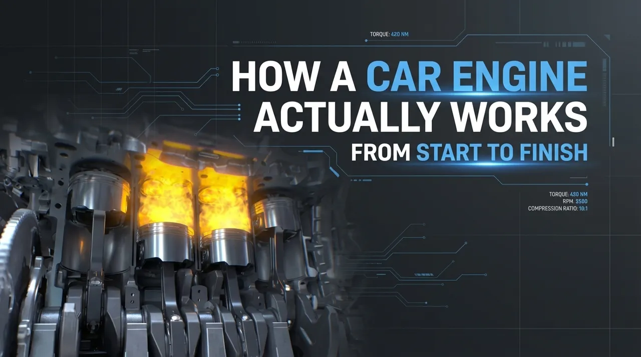 How a Car Engine Actually Works From Start to Finish
