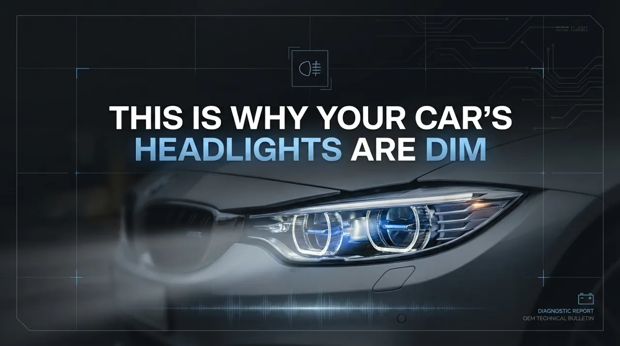 This Is Why Your Car’s Headlights Are Dim