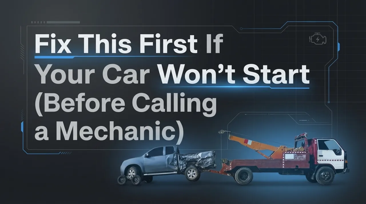 Fix This First If Your Car Won’t Start (Before Calling a Mechanic)