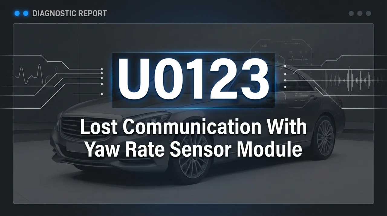 U0123 – Yaw Sensor Communication Fault: Stability Data Error