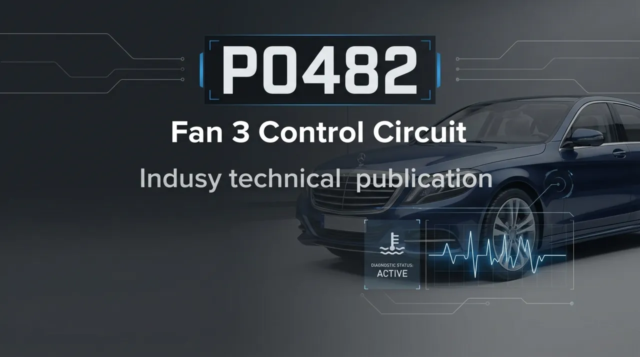 P0482 – Cooling Fan Relay 3 Fault: Engine Temperature Issues
