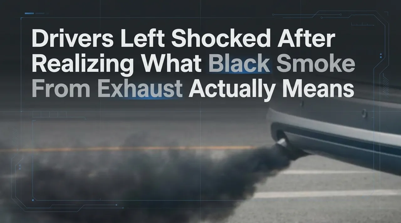 Drivers Left Shocked After Realizing What Black Smoke From Exhaust Actually Means