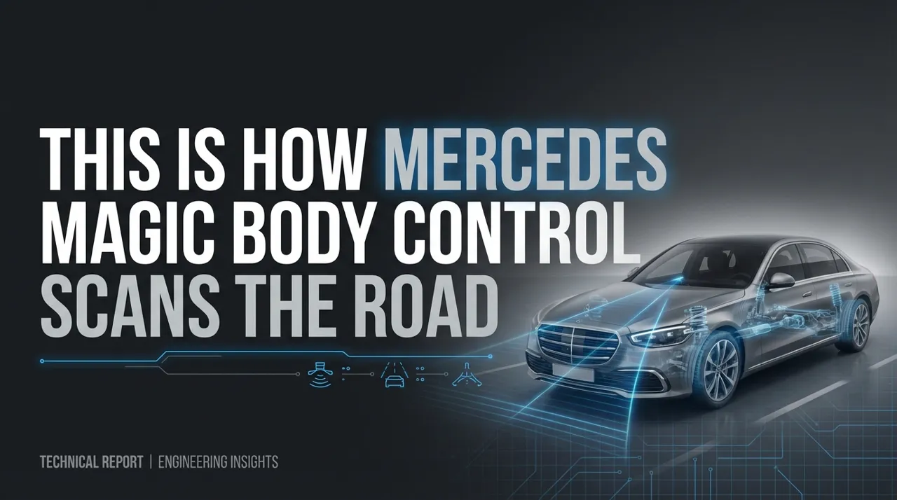 This Is How Mercedes Magic Body Control Scans The Road
