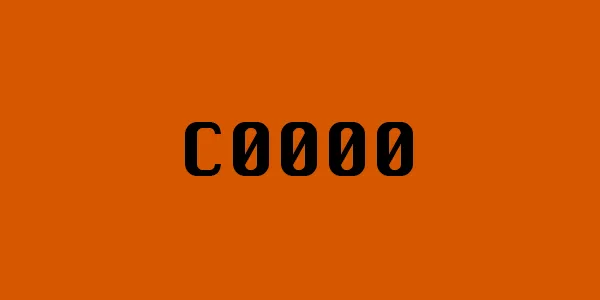 C0000 - Vehicle Speed Information Circuit Malfunction
