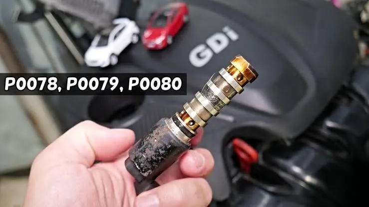 P0078, P0079 and P0080: Exhaust valve control solenoid circuit (Bank 1)