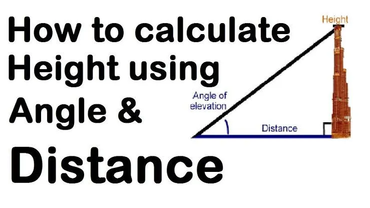 How to Calculate Height Using Angle and Distance