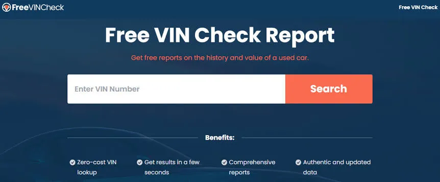 Free VIN Check: Top 10 Free Sites to Get a Used Car's History Report