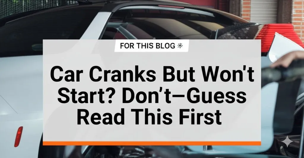 Car Cranks But Won’t Start? Don’t Guess - Read This First