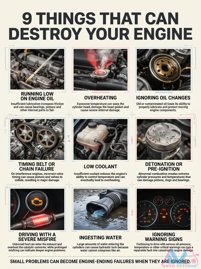 9 Things That Can Destroy Your Engine