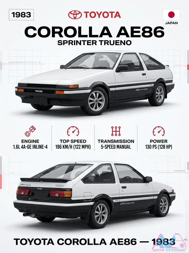 AE86 4A-GE 1.6L Top Speed and Power