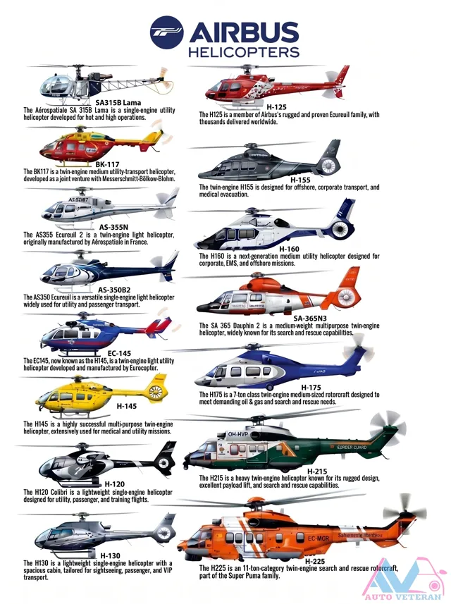 Airbus Helicopters Fleet Model Comparison