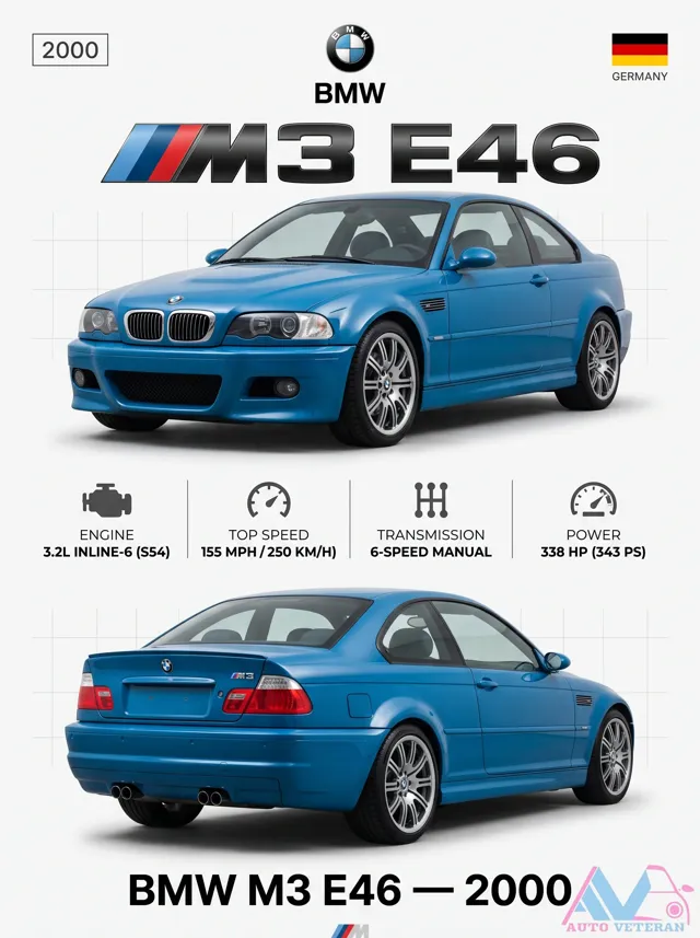 BMW E46 M3 S54 Engine Specifications