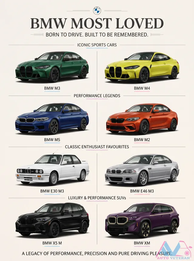 BMW M Performance Legacy: M3, M4, M5, M2