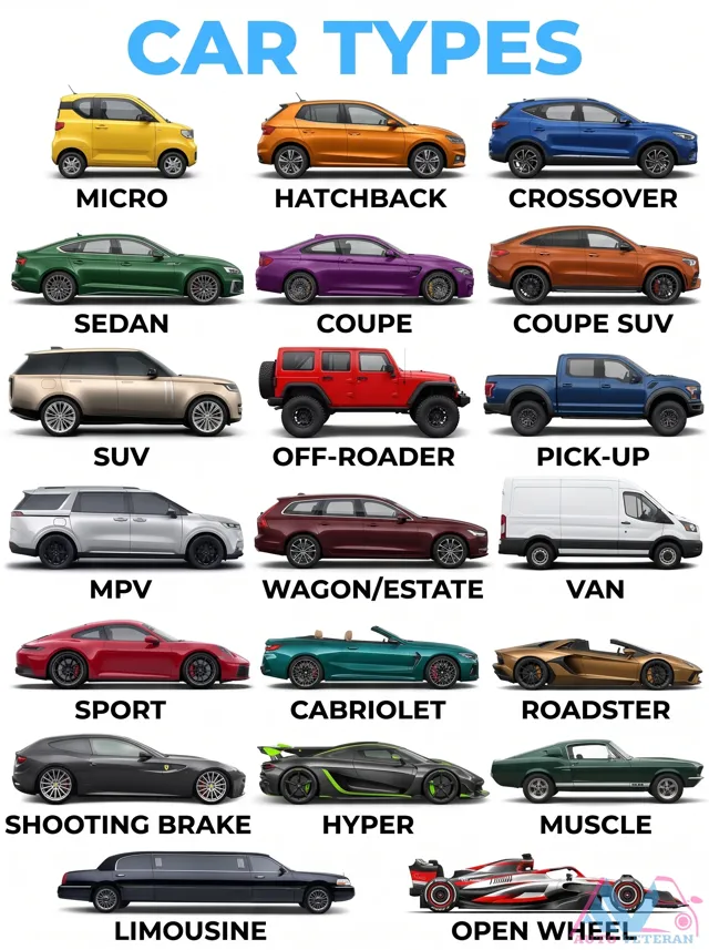 Car Body Types Visual Chart