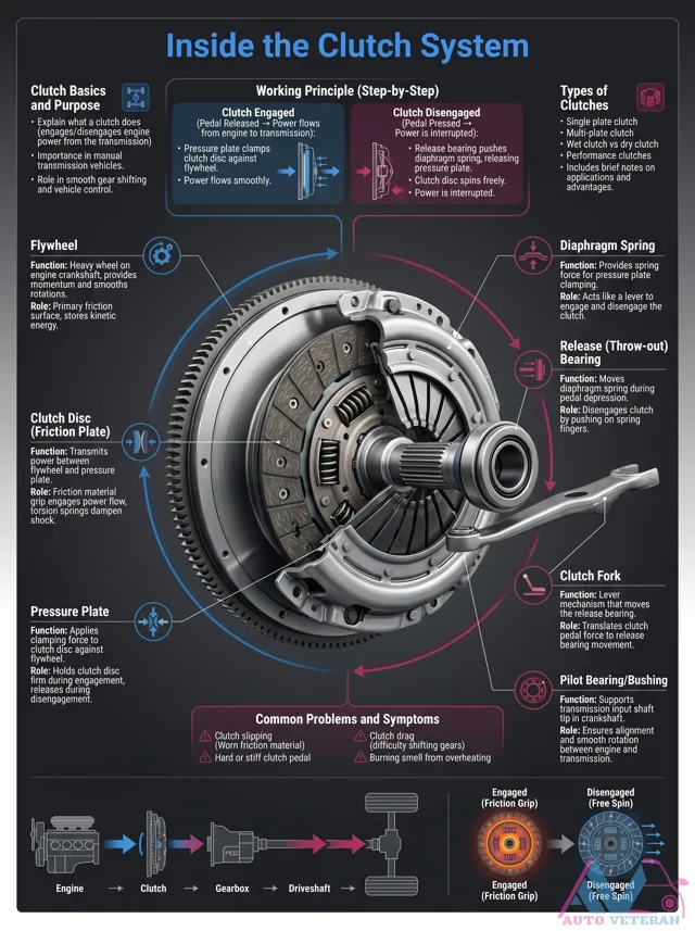 Clutch System Basics and Working Principle