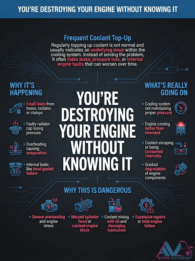 Why Frequent Coolant Top-Up Is Dangerous