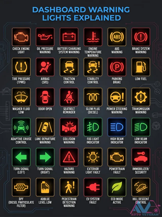 Dashboard Warning Lights Explained Guide