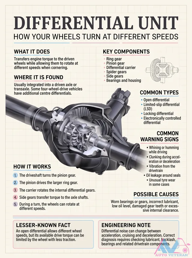 Differential Unit: How It Works and Warning Signs