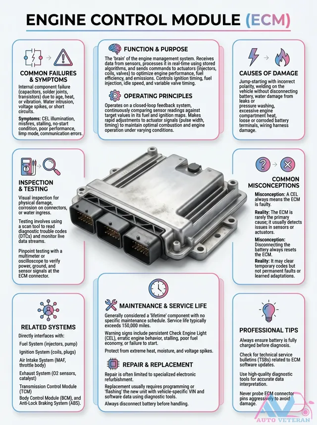 ECM Function Common Failures and Maintenance