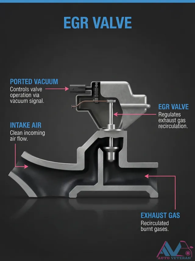 EGR Valve Ported Vacuum Control Operation