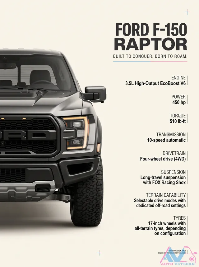 Ford F-150 Raptor 3.5L EcoBoost V6 Specs