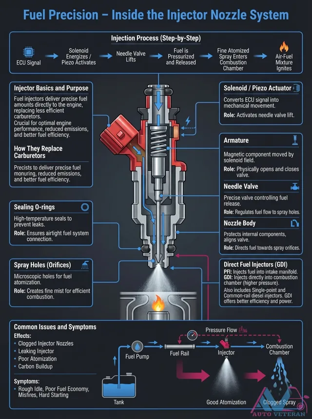 Fuel Injector Nozzle System Step-by-Step Process