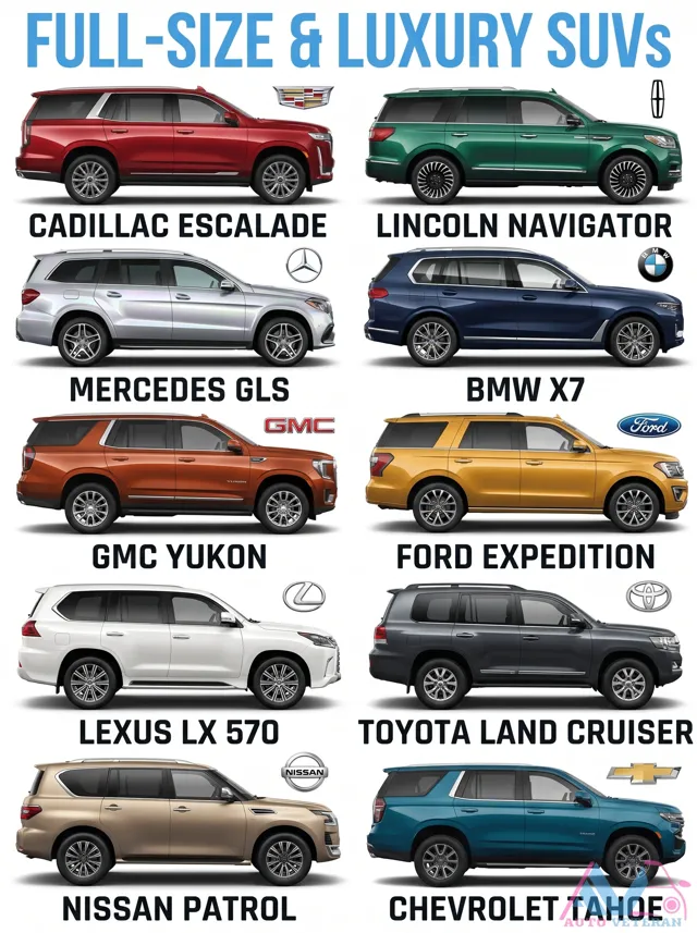 Full Size and Luxury SUV Models Compared