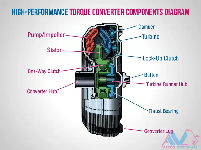 Torque Converter Components Diagram