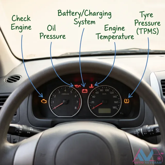 Instrument Cluster Warning Lights and Gauges