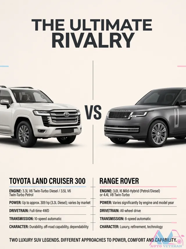 Land Cruiser 300 vs Range Rover: Diesel vs Petrol Power
