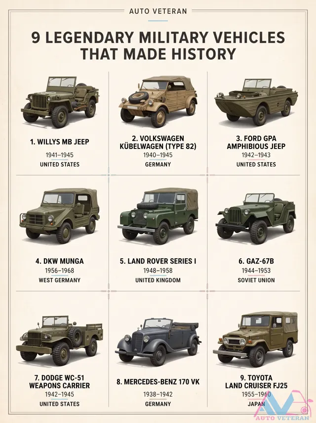 Legendary Military Vehicles That Made History