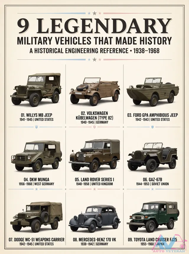 Legendary Military Vehicles 1938-1968