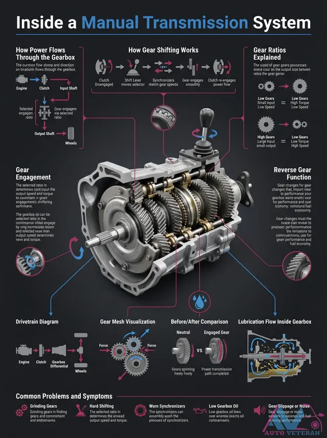 Manual Transmission Gear Ratio Flow
